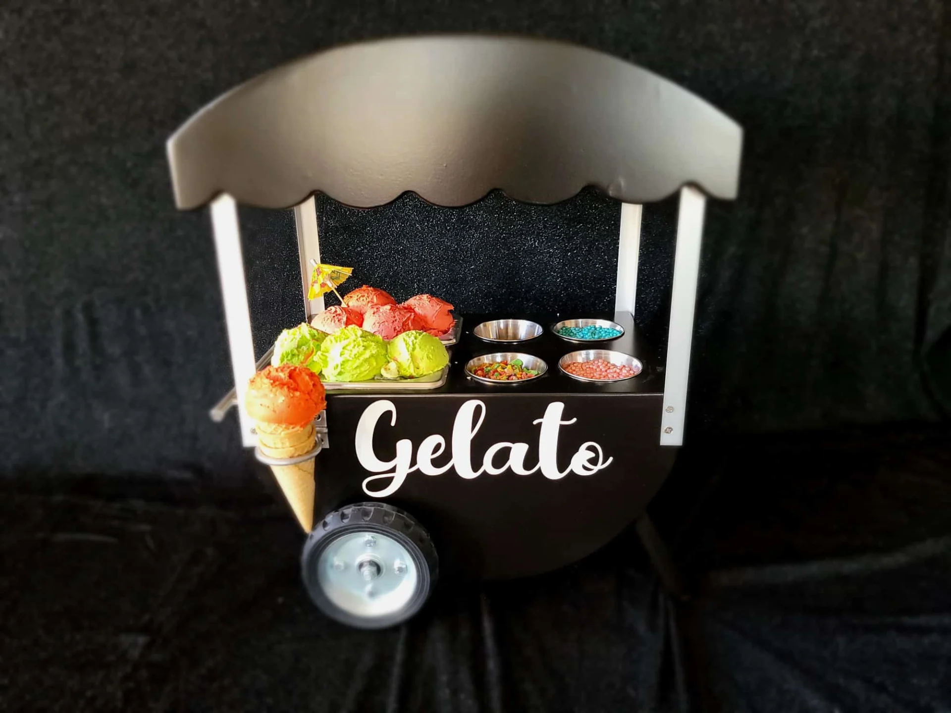 Table Top Gelato Cart