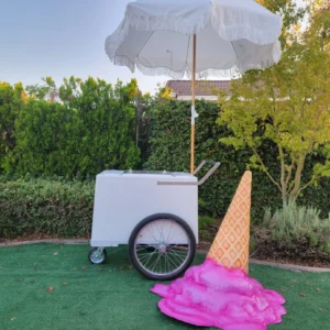 Melting Ice Cream Cone Prop 33.75” Upside Down