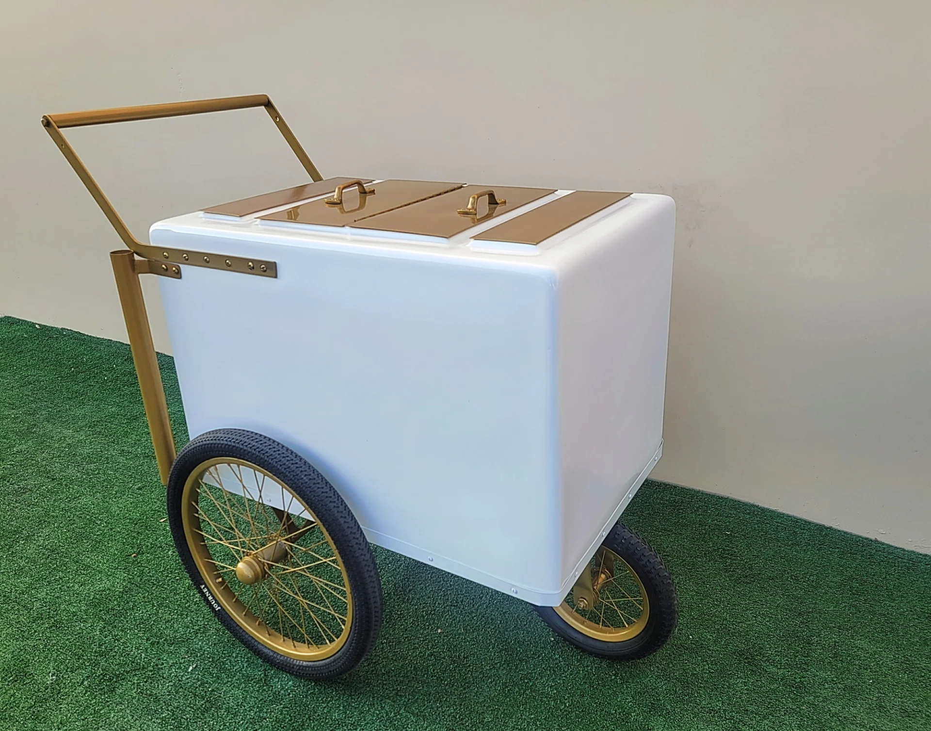 Popsicle Cart with Gold Trim Standard Size