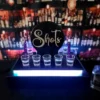 Tasting Flight Tray with Multicolor Lighting