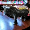 Black Tasting Flight Bull Tray with Lights for Unique Events