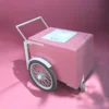 Pink Popsicle Cart with Fenders Standard Size